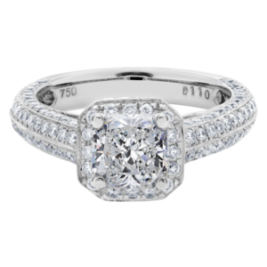 18KW Diamond Pave Setting - Radiant