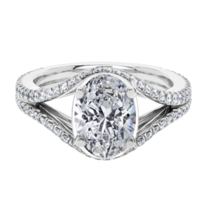 Platinum Diamond Micro Pave Setting