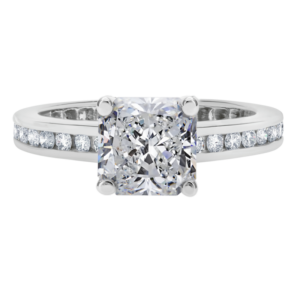 Platinum Diamond Channel Setting