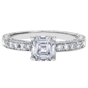 Platinum Diamond Bead Set Setting