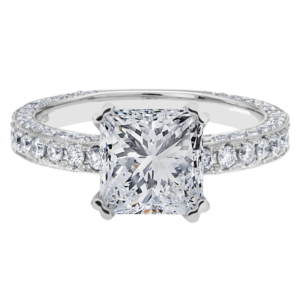 18KW Diamond Pave Setting