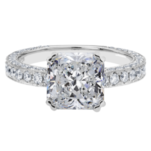 18KW Diamond Pave Setting