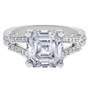 Platinum Diamond W918-Asscher