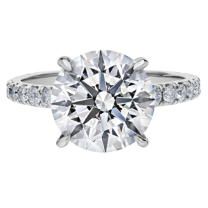 Platinum Diamond Micro-Pave Setting