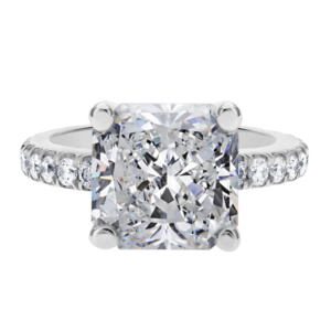 Platinum Prong Diamond Setting