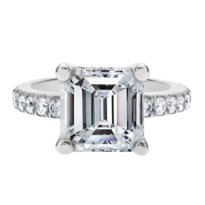 Platinum Prong Diamond Setting