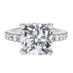 Platinum Prong Diamond Setting