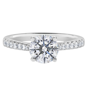 Platinum Diamond Micro Pave Setting