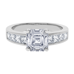 Platinum Diamond Channel Setting