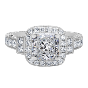 Platinum Diamond Bead Set Setting