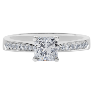 18KW Diamond Micro Pave Setting-Y864-Princess
