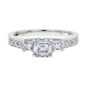 18KW Diamond Prong Setting