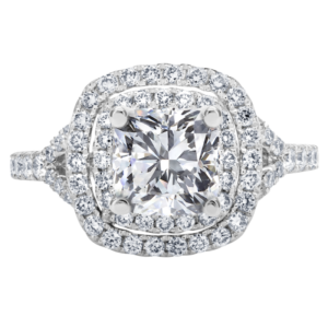 Platinum Diamond Micro Pave Setting