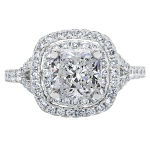 Platinum Diamond Micro Pave Setting