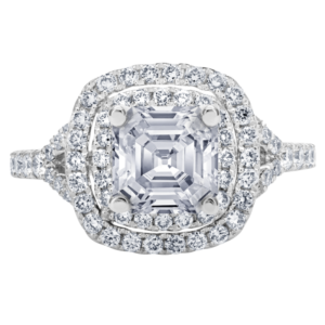 Platinum Diamond Micro Pave Setting