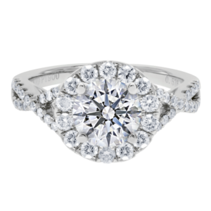 Platinum Diamond Micro Pave Setting