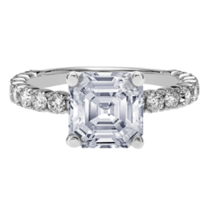 18KW Diamond Prong Setting