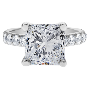 Platinum Diamond Prong Setting