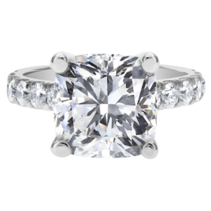 Platinum Diamond Prong Setting